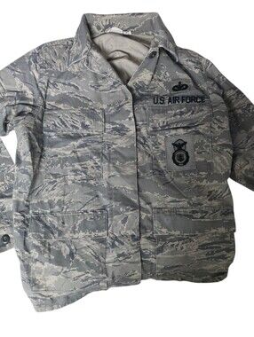 U.S. Air Force Digital Tigerstripe Utility Jacket - Gray Camo